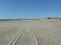 222 aangeland bij het brede strand